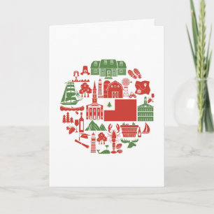 Carte Icônes de la Nouvelle-Angleterre