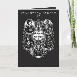 Carte Icônes infernales Le Grimoire gothique