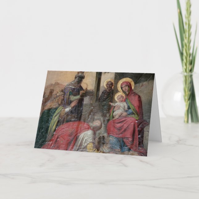 Carte icongraphie orthodoxe serbe à l'église de Valjevo. (Devant)