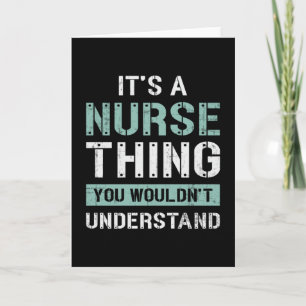 Carte ICU Nurse Medicine Urgence Nursery Love Funny