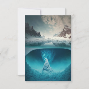 Carte Icy Mountain View
