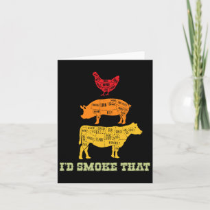 Carte Id Fumer ça - Barbecue - Bbq
