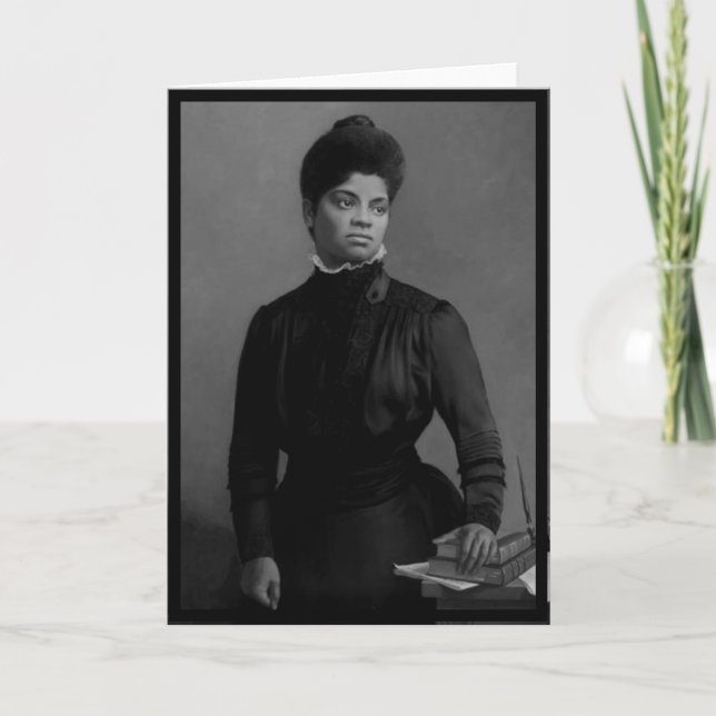 Carte Ida B. Wells Suffrage et leader des droits civils (Devant)