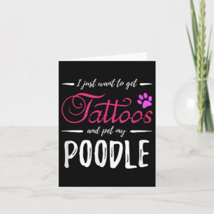 Carte Idée cadeau drôle pour maman de chien tatouage ama