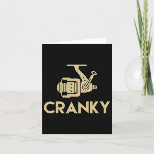 Carte Idées Cadeaux Cranky Funny Pour Pêcher Poisson Cra