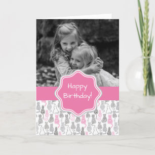 Carte Idées roses et grises de Whimiscal de croquis de