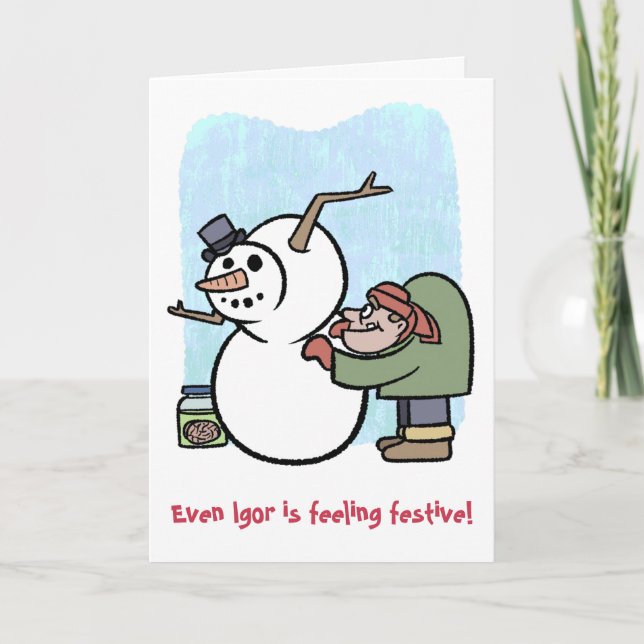 Carte Igor et le bonhomme de neige (Devant)