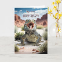 Iguana vous souhaite un joyeux anniversaire Humour