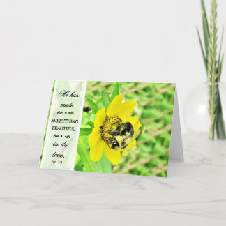 Carte Il a fait toute chose belle - Ecc 3:11 Vide