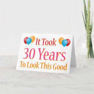 Carte Il a fallu 30 ans pour regarder ce bon