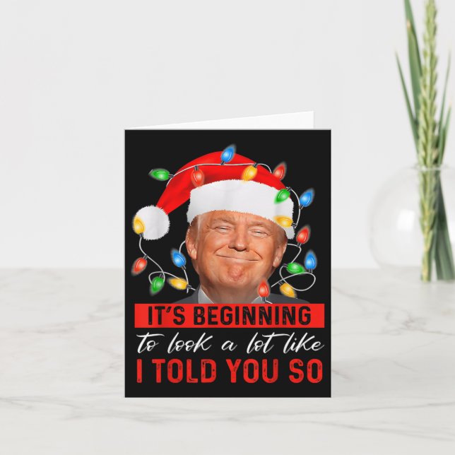 Carte Il Commence À Ressembler Beaucoup À Un Trump Drôle (Devant)