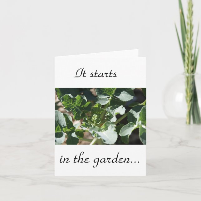 Carte Il commence dans le jardin (Devant)