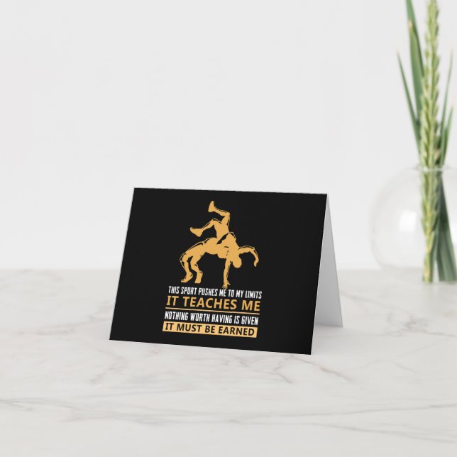 Carte IL DOIT ÊTRE GARDÉ lutte (Devant)