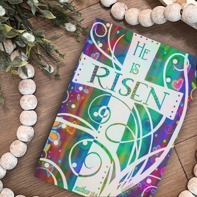 Carte Il est ressuscité Assez Religieux Inspirivité Pâqu (Créateur téléchargé)