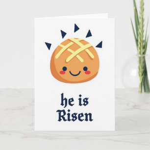 Carte Il Est Ressuscité avec un Sourire