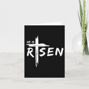 Carte Il Est Ressuscité Croix Jésus Religieux Pâques Jou