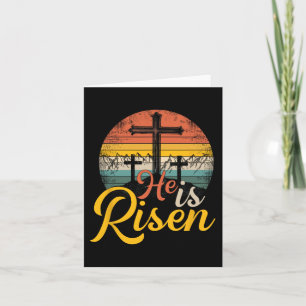 Carte Il est ressuscité - Jésus chrétien de Pâques