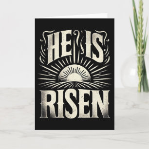Carte Il Est Ressuscité Jésus Dieu Chrétien Soleil Résur