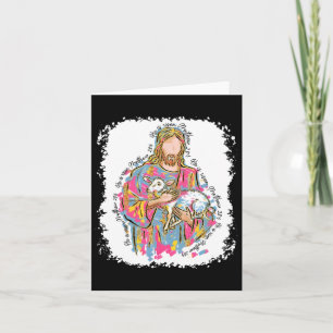 Carte Il Est Ressuscité Jésus Et Agneau Dieu Joyeux Pâqu