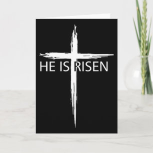 Carte Il Est Ressuscité Pochette Chrétienne Pâques Jésus