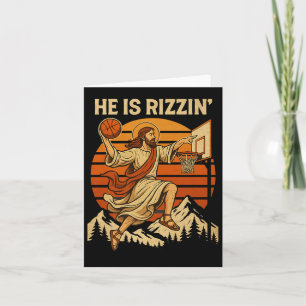 Carte Il Est Ressuscité Rizzin Pâques Foi Chrétienne Jés