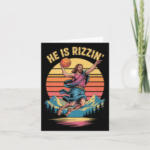 Carte Il Est Ressuscité Rizzin Pâques Foi Chrétienne Jés