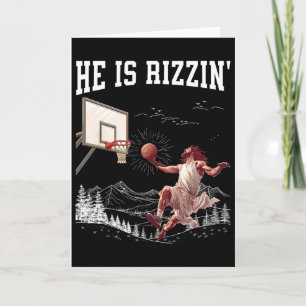 Carte Il Est Ressuscité Rizzin' Pâques Jésus Foi Chrétie