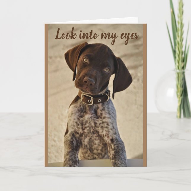 CARTE IL EST SÉRIEUX * NE M'OUBLIEZ PAS QUAND VOUS ÊTES  (Devant)