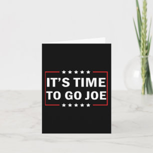 Carte Il est temps d'aller Joe