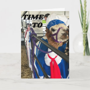 CARTE IL EST TEMPS D'AVOIR "COMMENCÉ LA FÊTE"