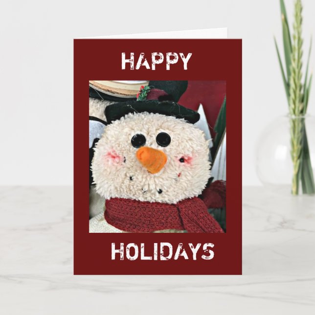 CARTE IL EST TEMPS DE DIRE **MERCI NOËL** (Devant)