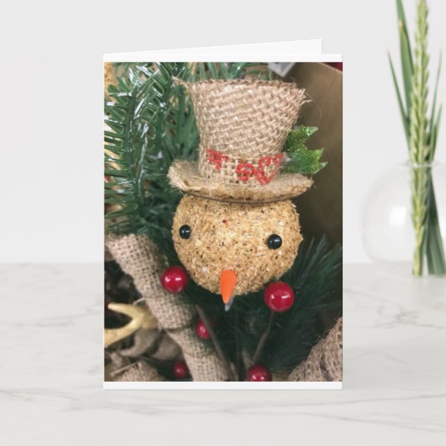 CARTE IL EST TEMPS DE DIRE **MERCI NOËL** (Devant)