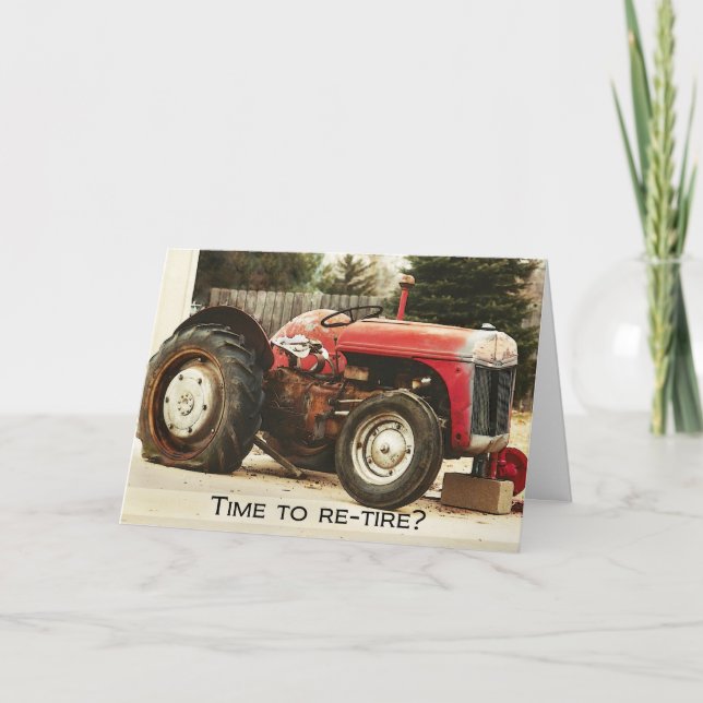 Carte Il est temps de se retirer (Devant)