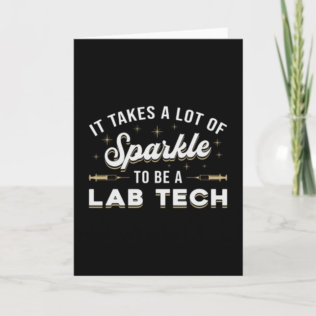 Carte Il Faut Beaucoup De Cadeau De Laboratoire Techniqu (Devant)