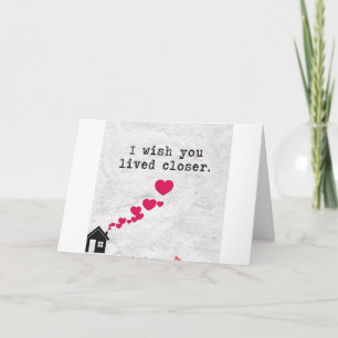 CARTE **IL ME MANQUE - MAIS HEUREUX POUR VOUS**