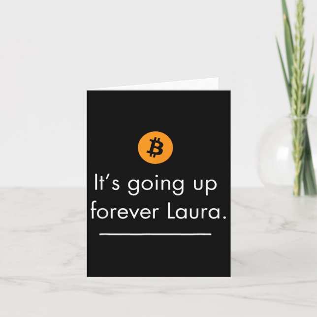 Carte Il Monte Pour Toujours Laura, Simple Citation Bitc (Devant)