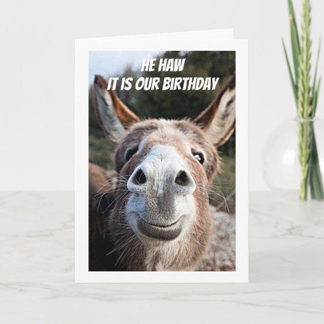 CARTE IL NE PEUT ATTENDRE DE CÉLÉBRER "NOTRE ANNIVERSAIR (Devant)