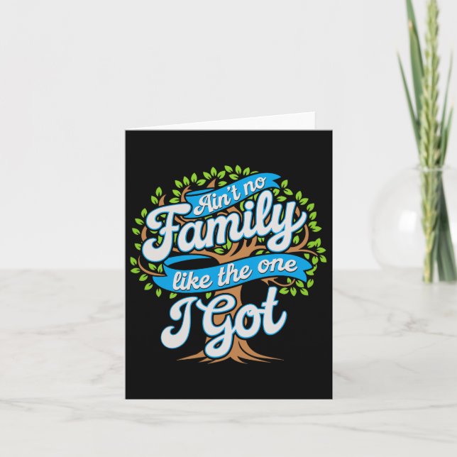 Carte Il n'y a pas de famille comme celle que j'ai eu qu (Devant)