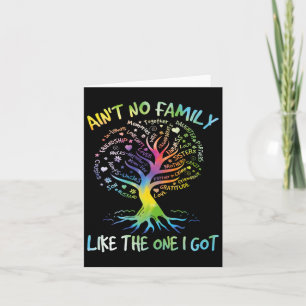 Carte Il n'y a pas de famille comme celle que j'ai eue q
