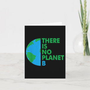 Carte Il n'y a pas de Jour des terres Planet B De l'envi