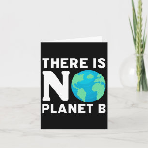 Carte Il n'y a pas de planète B Changement climatique En
