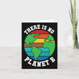 Carte Il n'y a pas de planète B Jour de la Terre 22 avri