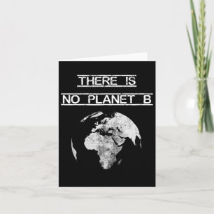 Carte Il n'y a pas de planète B Jour de la Terre Sauvega