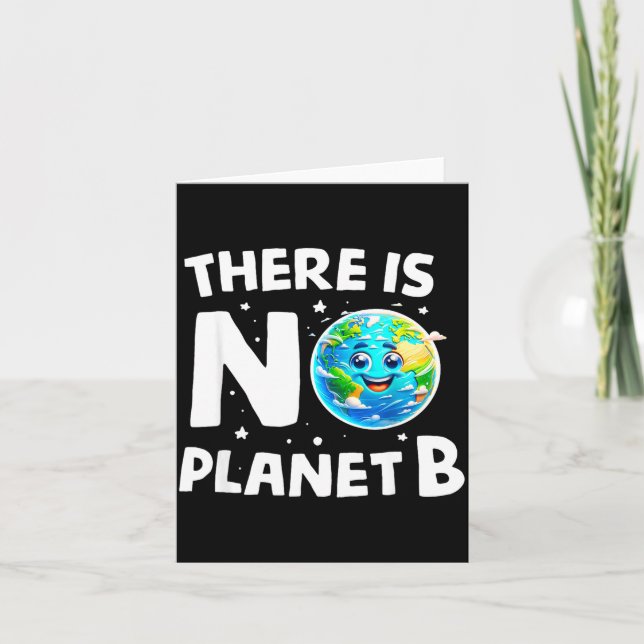 Carte Il n'y a pas de planète B Sensibilisation au clima (Devant)