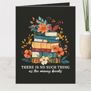 Carte Il n'y a pas trop de livres