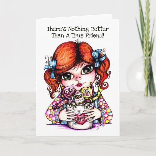 Carte Il n'y a rien de mieux qu'un vrai ami (Devant)