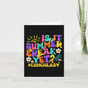 Carte Il Pause Été Pourtant Déjeuner Lady Dernier Jour D