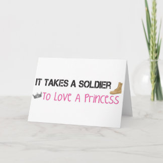 Carte Il prend un soldat pour aimer une princesse