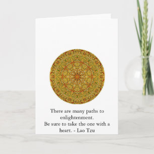 Carte Il y a beaucoup de chemins à l'éclaircissement