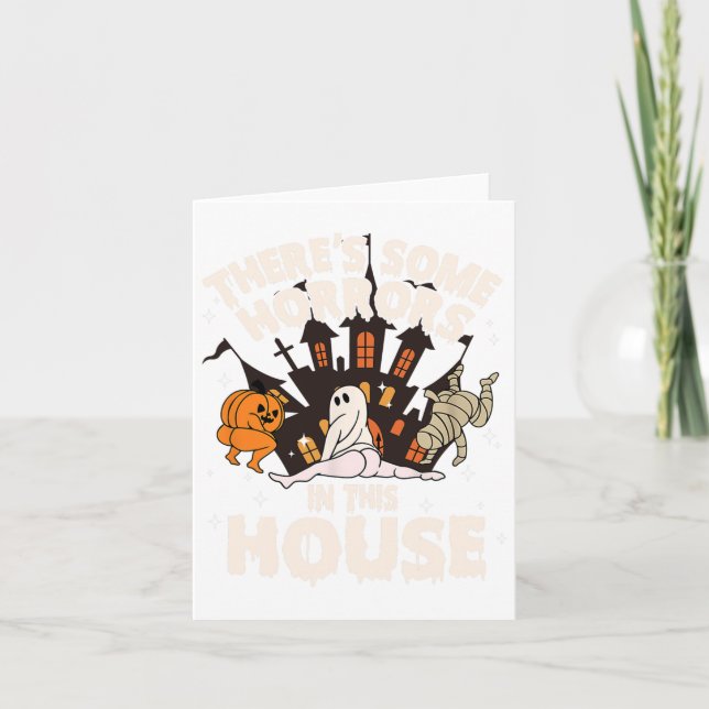 Carte Il y a des horreurs dans cette maison Ghost Hallow (Devant)